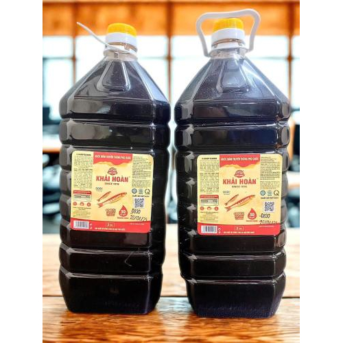 Nước Mắm Phú Quốc Khải Hoàn 30 độ đạm - Can 2 lít